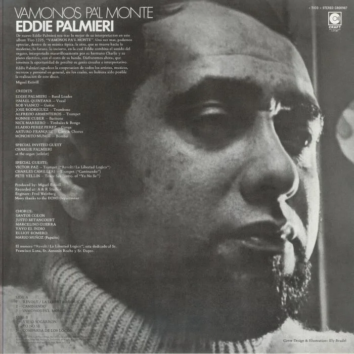 Обратная сторона обложки — Eddie PALMIERI — Vamonos Pa'l Monte (reissue)