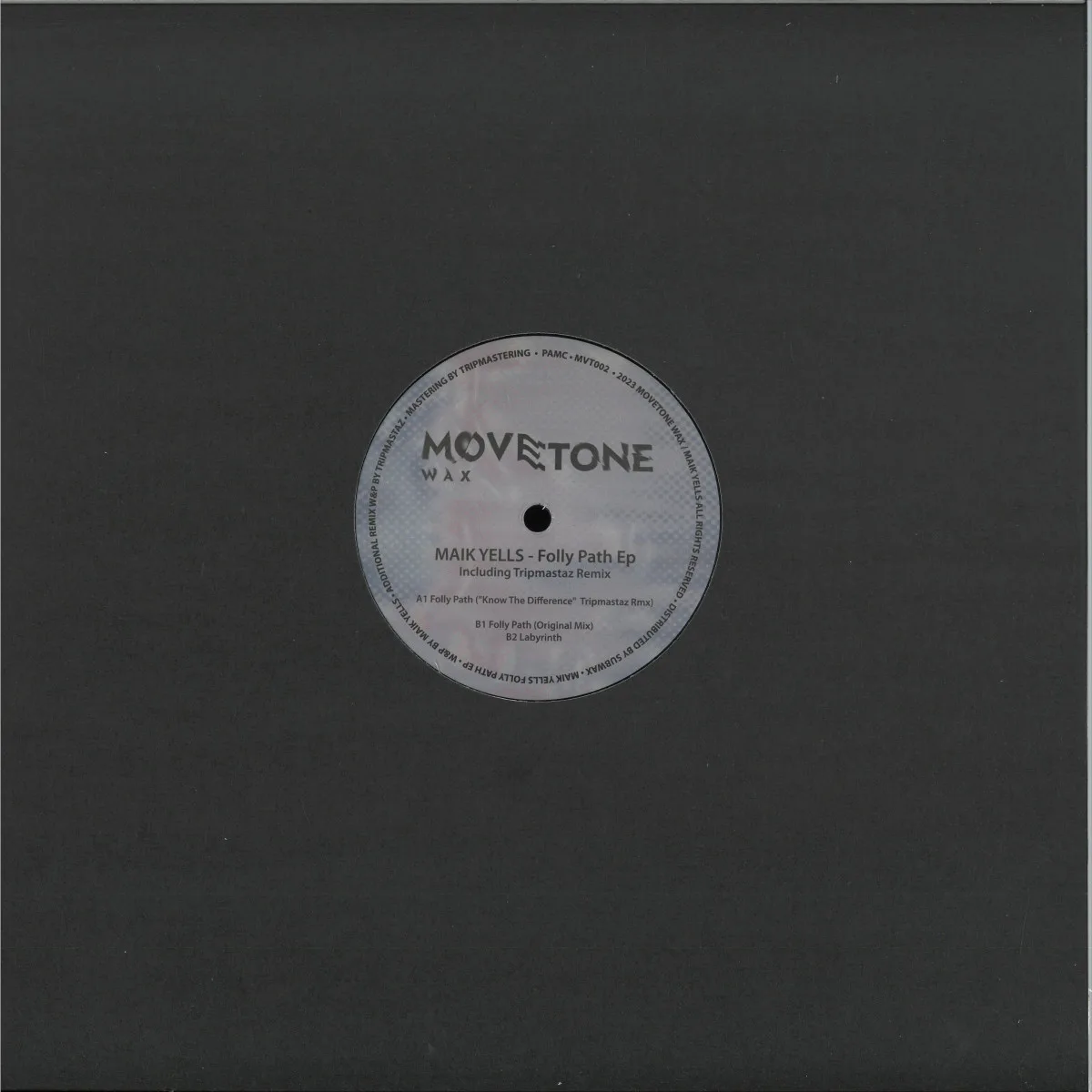 Back cover — Maik Yells — Folly Path EP