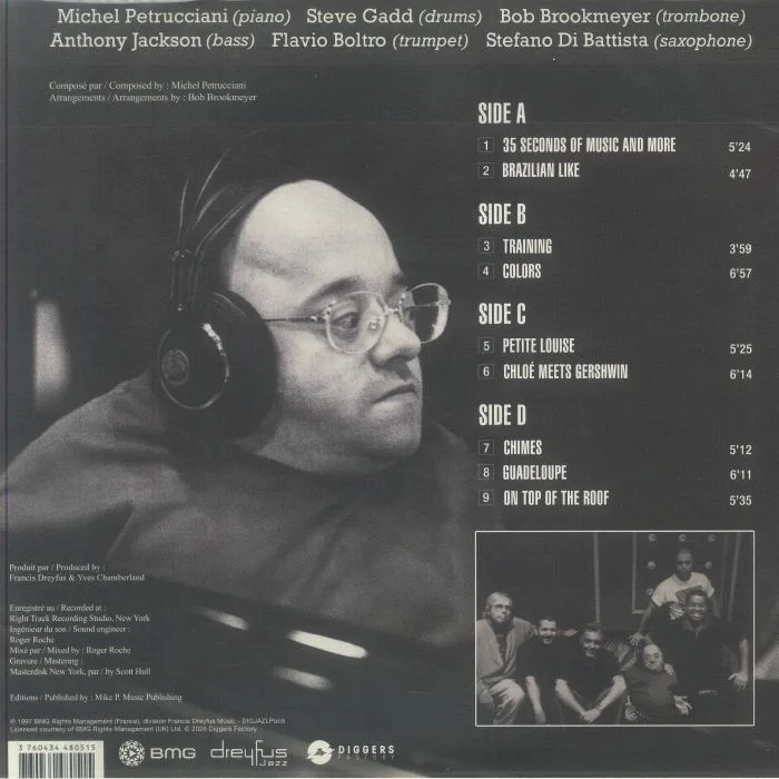 Обратная сторона обложки — Michel PETRUCCIANI — Both Worlds