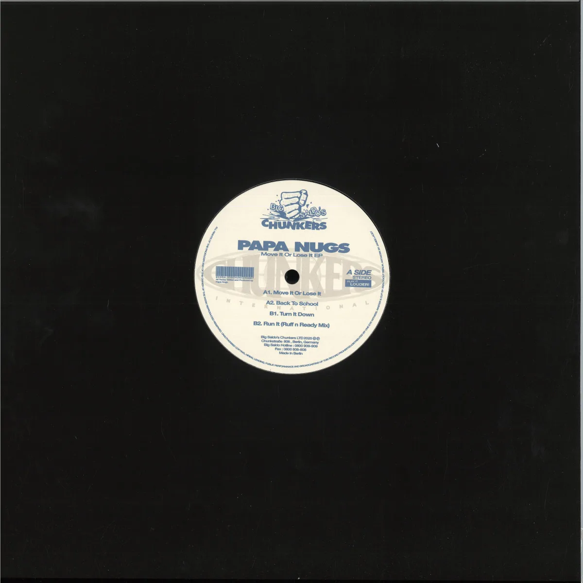 Back cover — Papa Nugs — Move It Or Lose It EP