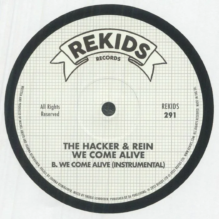 Back cover — The HACKER / REIN — We Come Alive