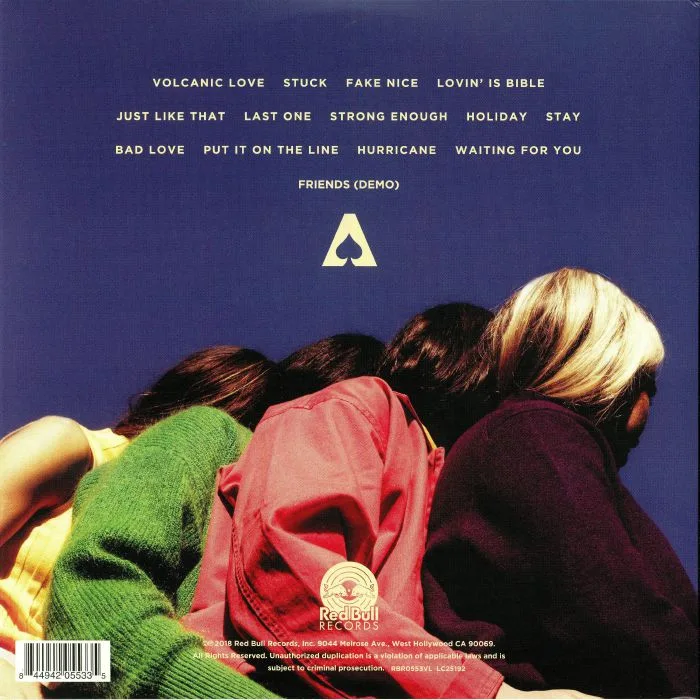 Back cover — The ACES — When My Heart Felt Volcanic