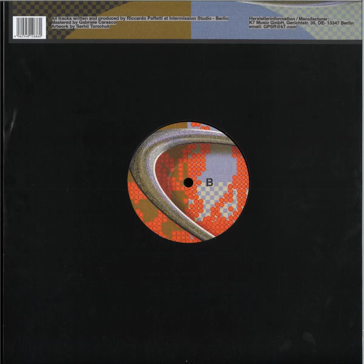 Back cover — Paffetti aka Black Loops — Utopia
