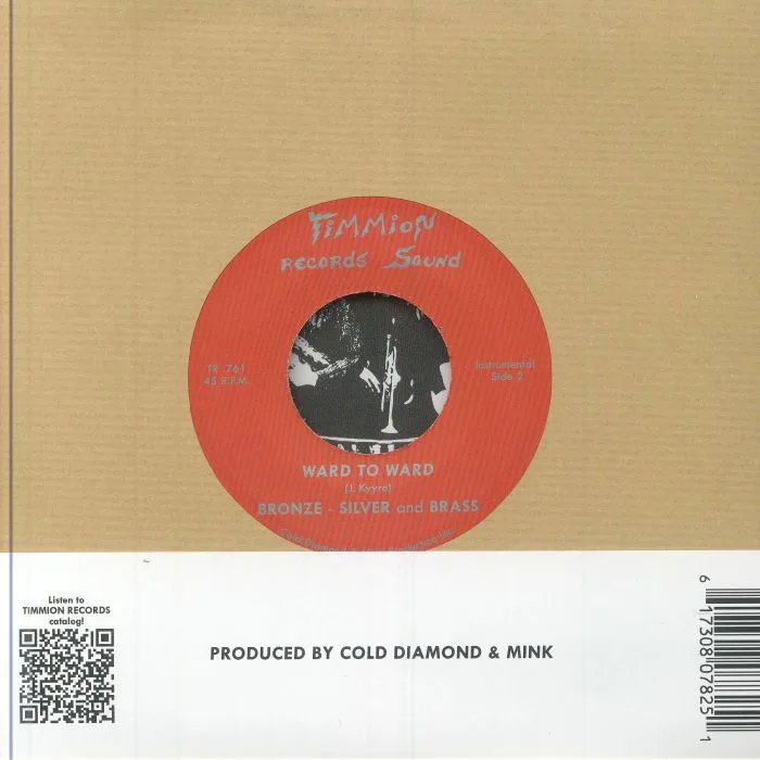 Back cover — BRONZE SILVER & BRASS — Conrad's Lesson