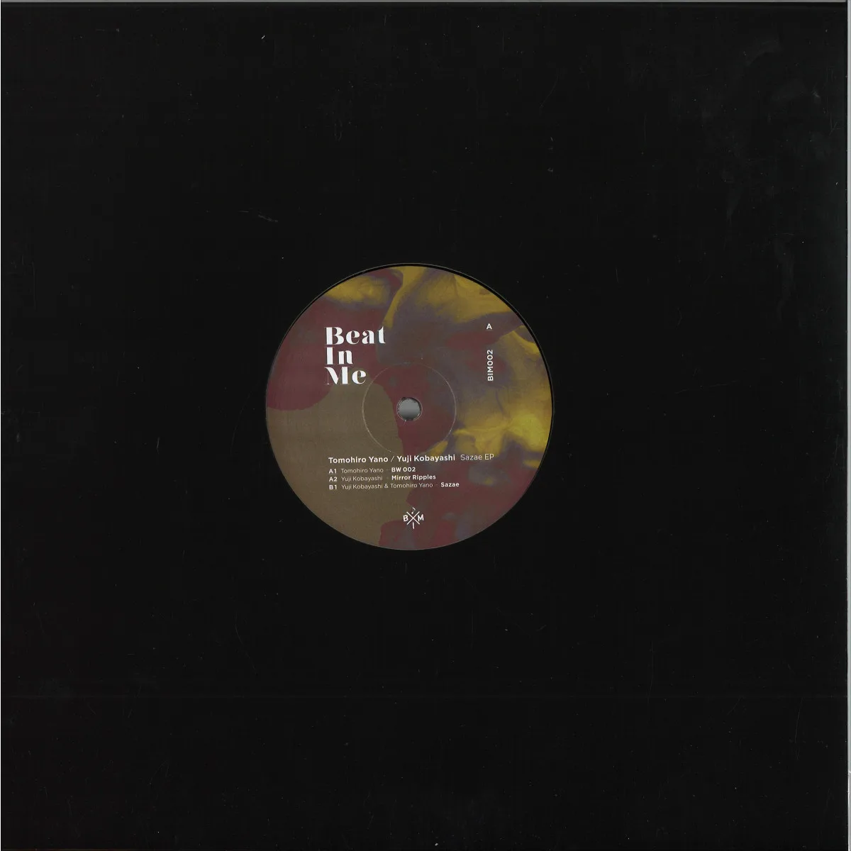 Back cover — Tomohiro Yano / Yuji Kobayashi — Sazae EP