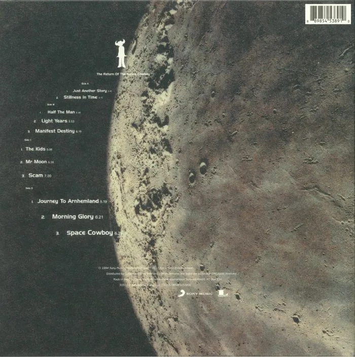 Back cover — JAMIROQUAI — The Return Of The Space Cowboy (reissue)