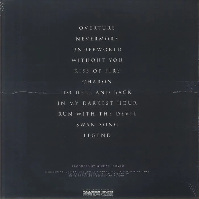 Back cover — SYMPHONY X — Underworld (reissue)