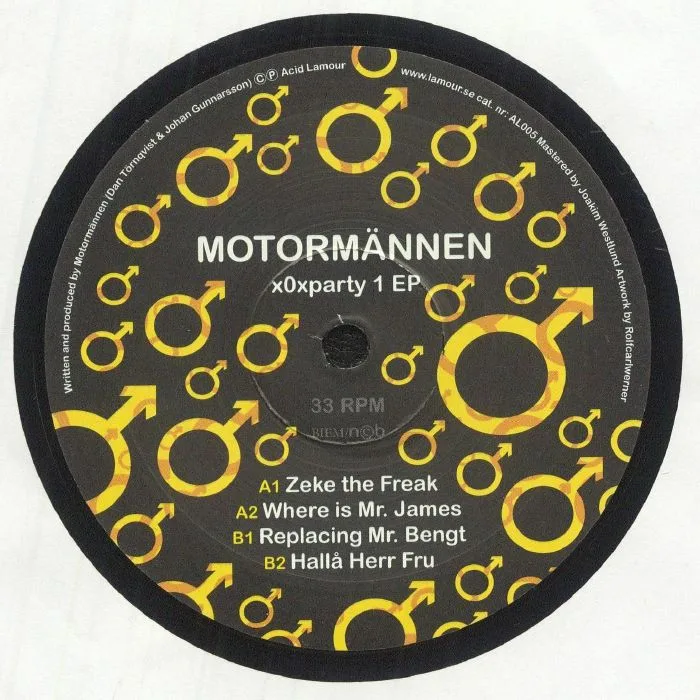 Лицевая сторона обложки — MOTORMANNEN — X0xparty 1 EP