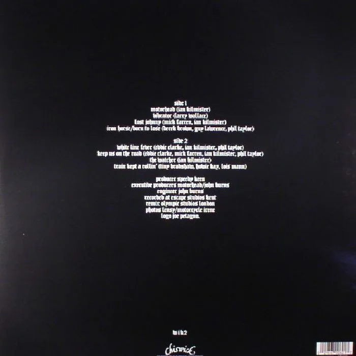 Back cover — MOTORHEAD — Motorhead