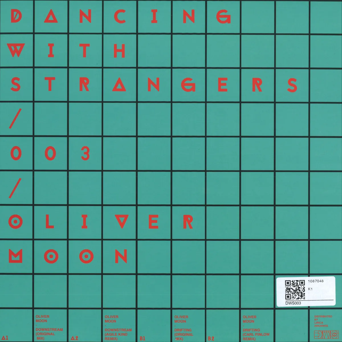 Back cover — Oliver Moon — Downstream Drifting EP
