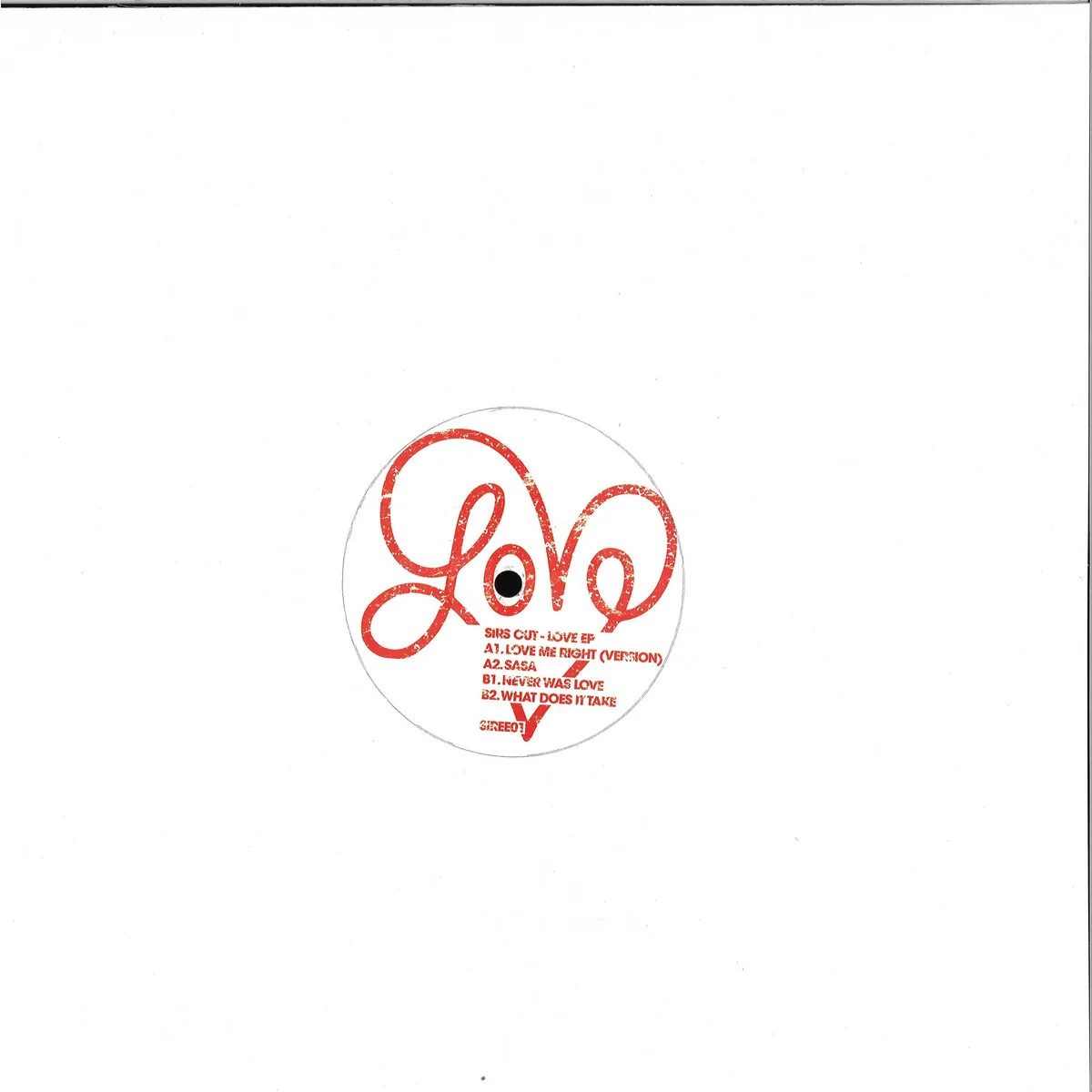 Back cover — Sirs — LOVE EP