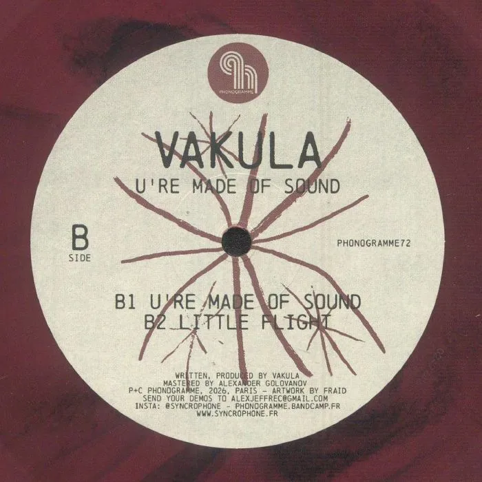 Обратная сторона обложки — VAKULA — U're Made Of Sound