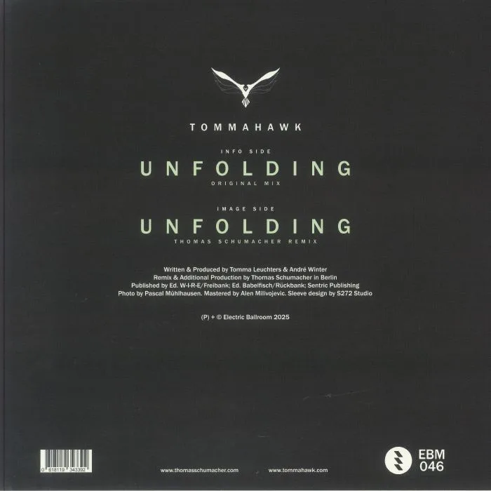 Back cover — Tommahawk — Unfolding