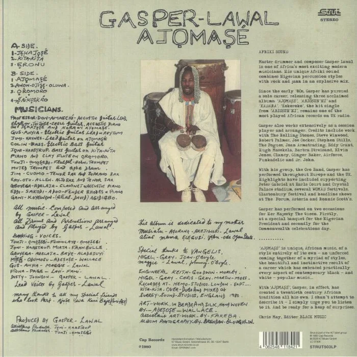 Back cover — Gaspar LAWAL — Ajomase