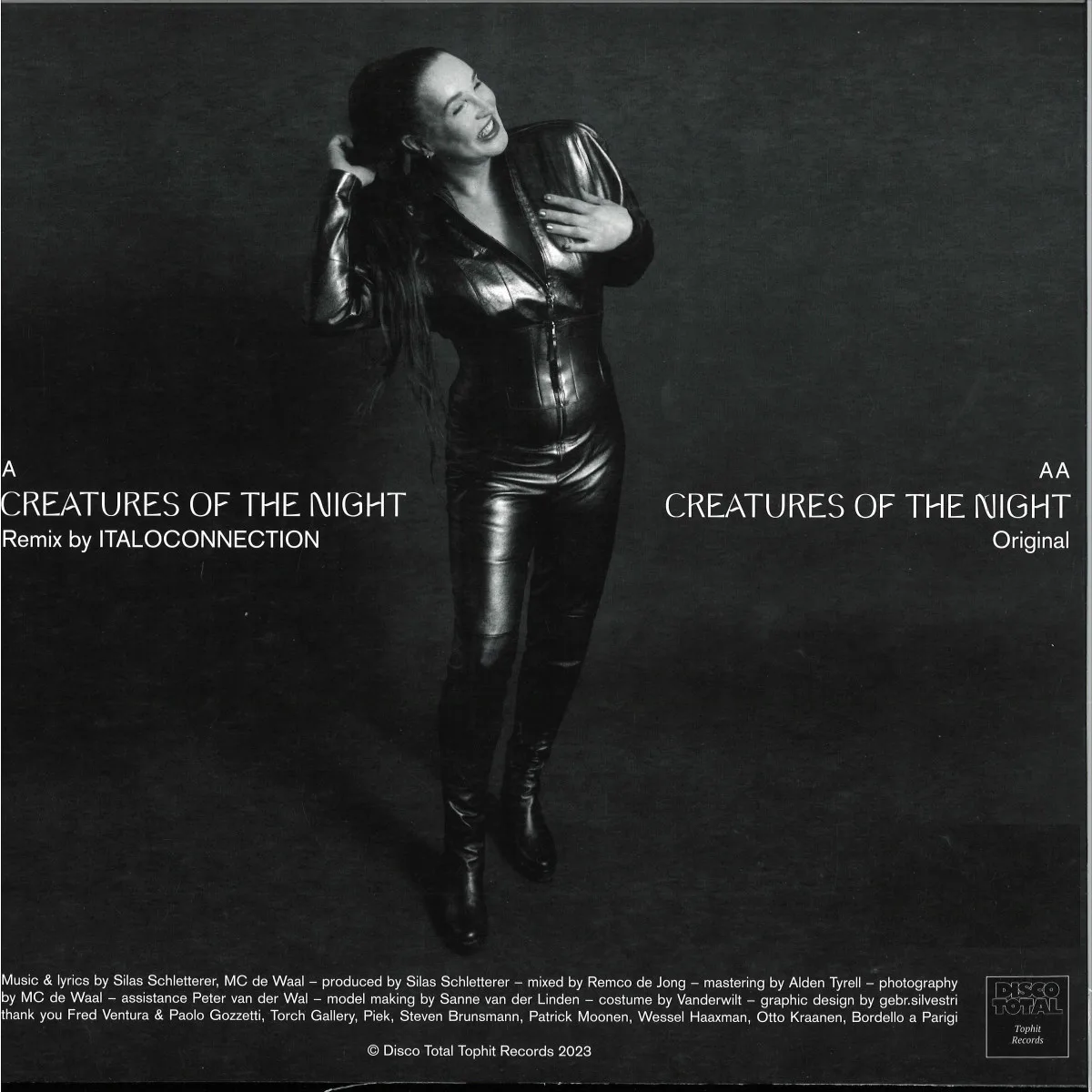 Обратная сторона обложки — Maxime Duvall — Creatures Of The Night