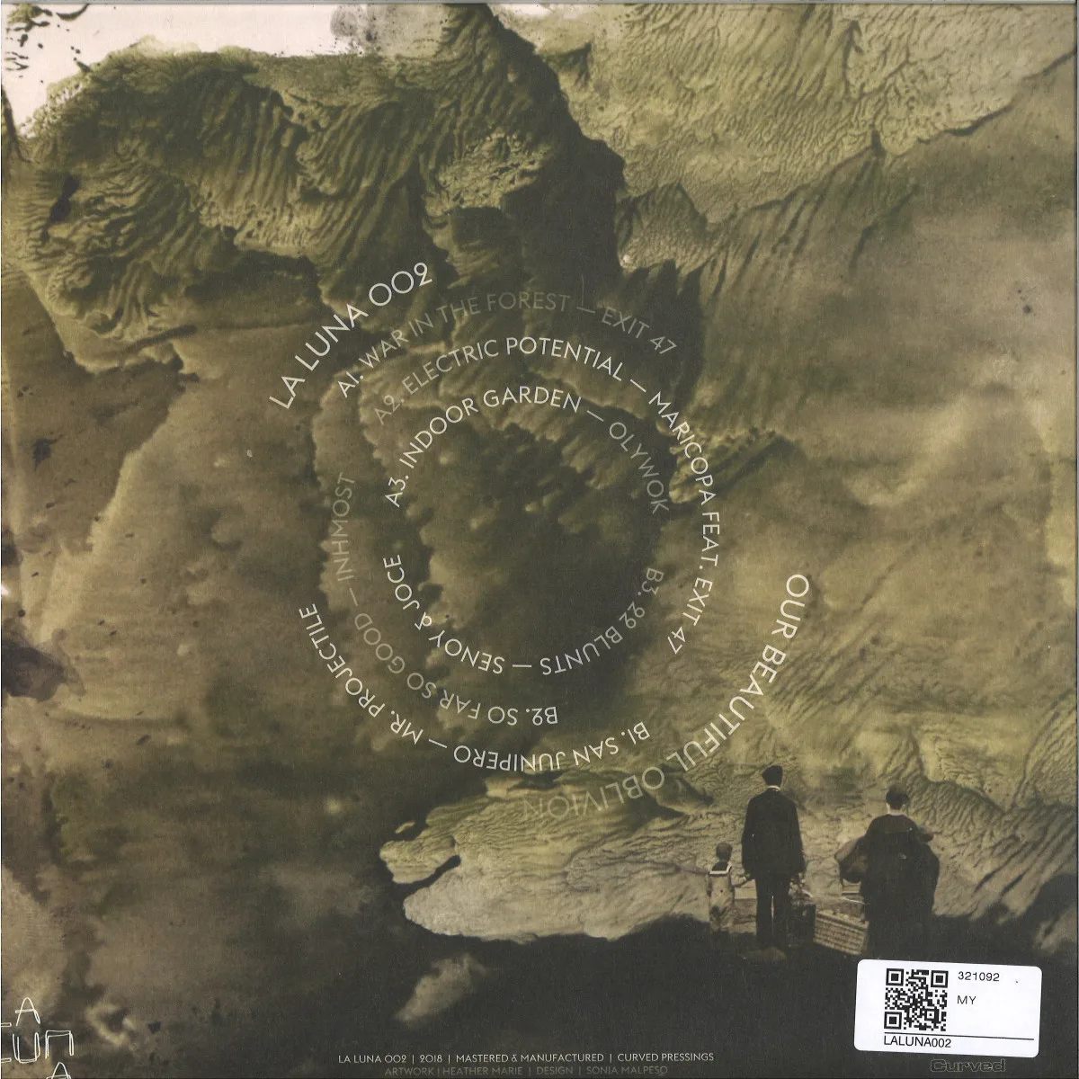 Обратная сторона обложки — Various — Our Beautiful Oblivion EP