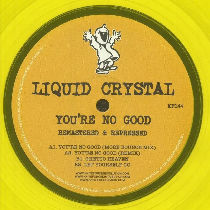 Обратная сторона обложки — LIQUID CRYSTAL — You're No Good EP