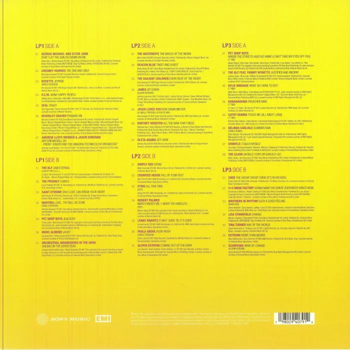 Обратная сторона обложки — VARIOUS — NOW Yearbook 1991