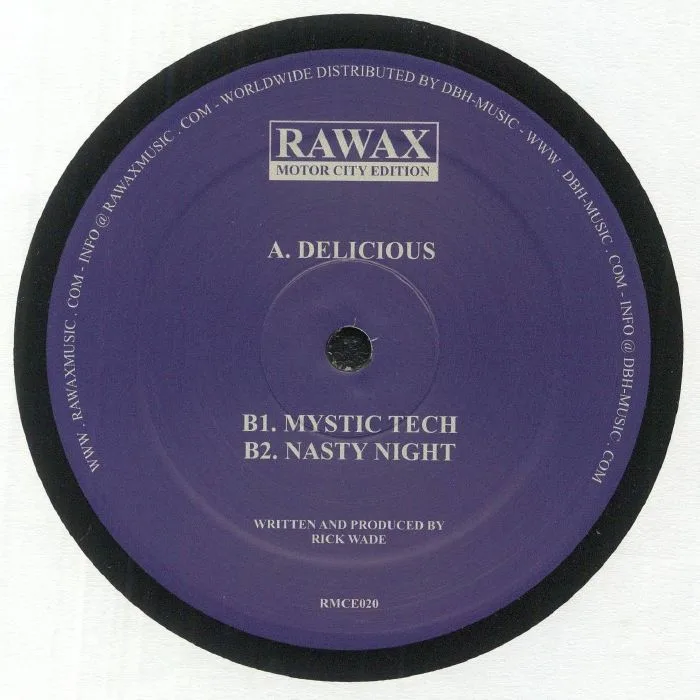 Обратная сторона обложки — Rick Wade — Mystic Tech EP