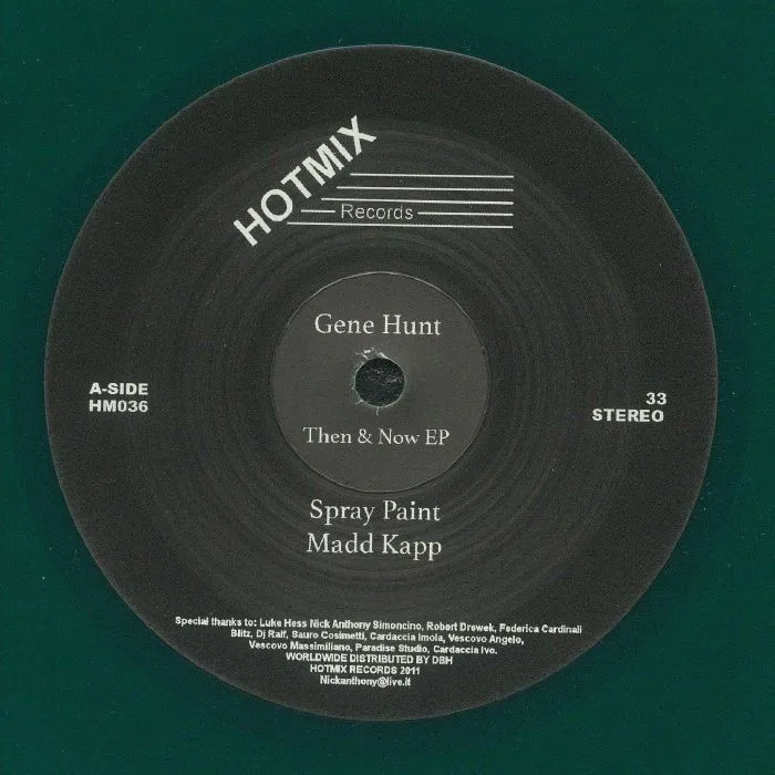 Front cover — Gene HUNT — Then & Now EP (reissue)