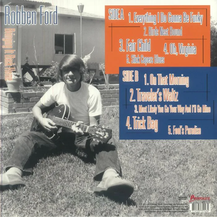 Обратная сторона обложки — Robben FORD — Bringing It Back Home (reissue)