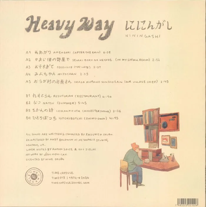 Обратная сторона обложки — NININGASHI — Heavy Way (reissue)