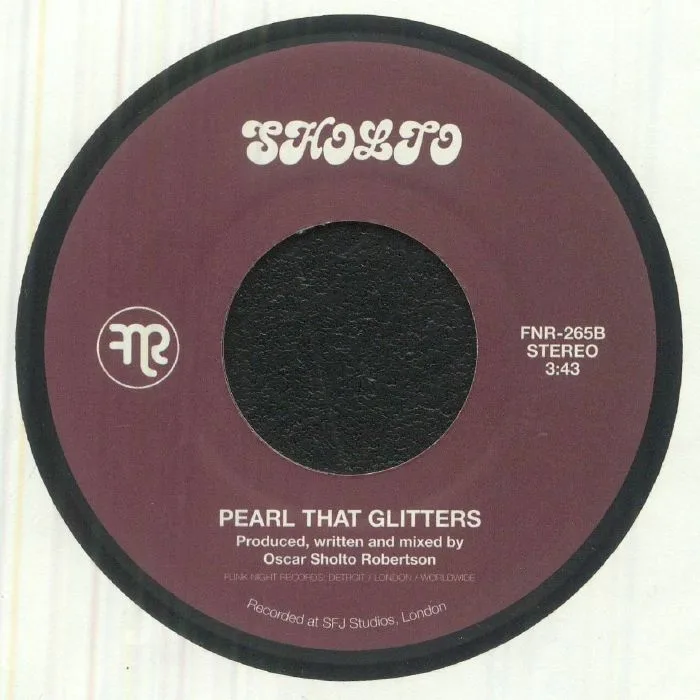 Обратная сторона обложки — SHOLTO — Vampire / The Pearl That Glitters (7")