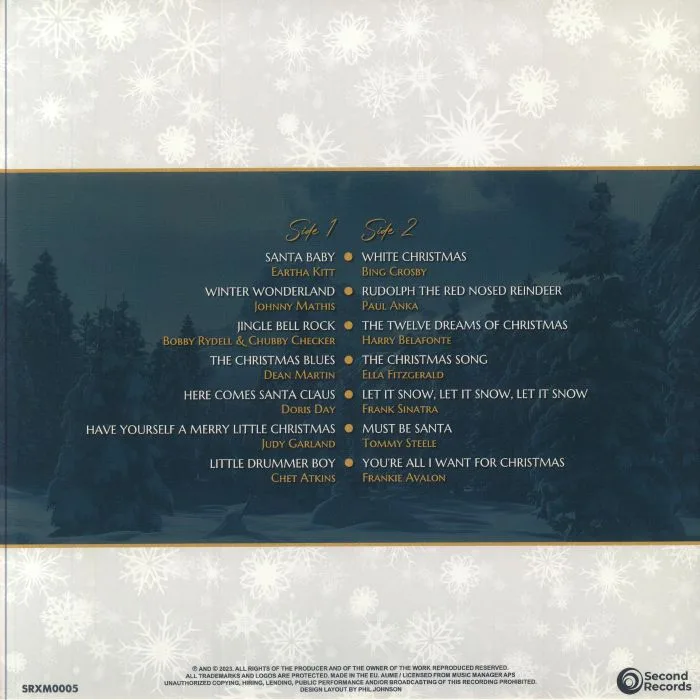 Back cover — VARIOUS — Winter Wonderland: 14 Christmastime Classics