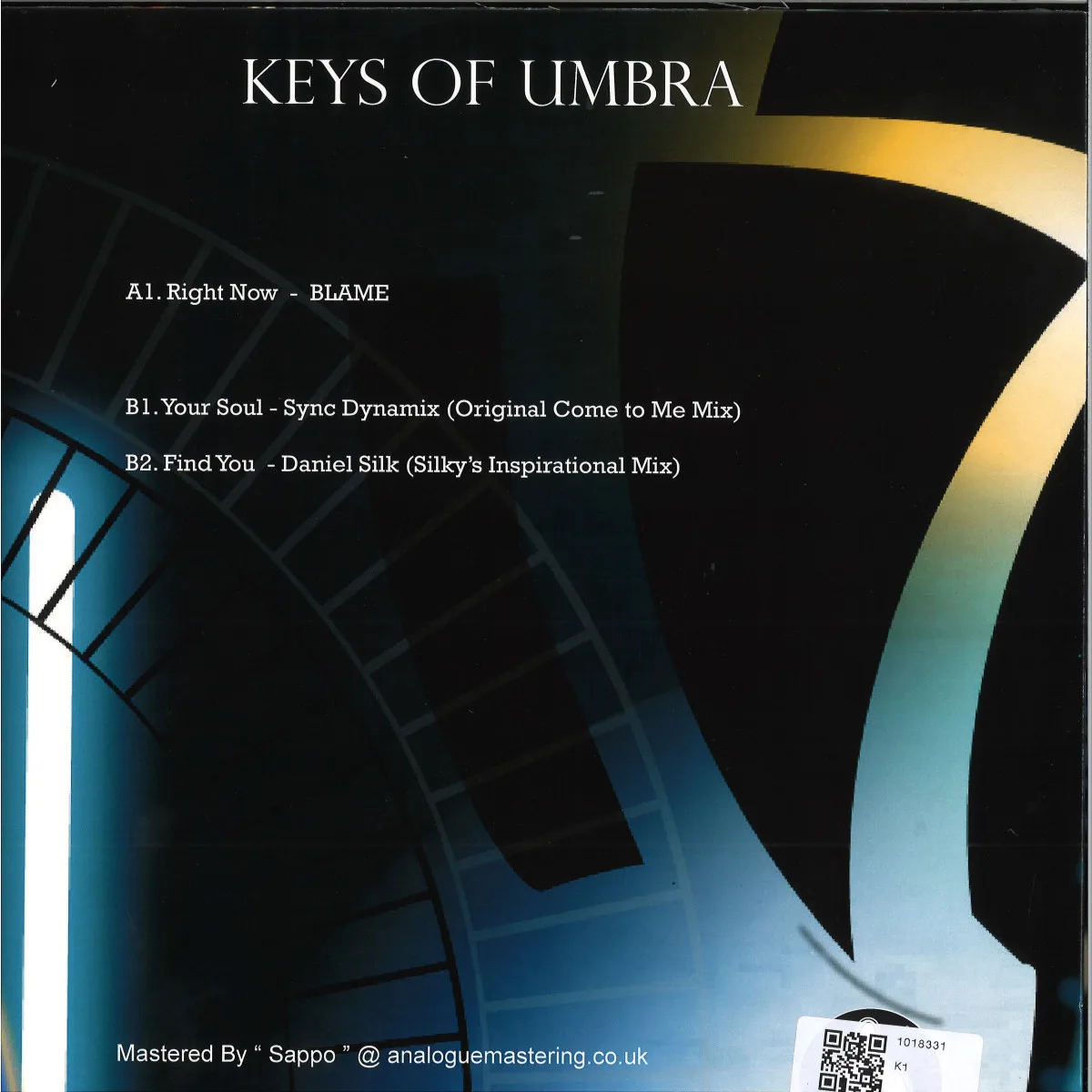 Back cover — Various — Keys Of Umbra