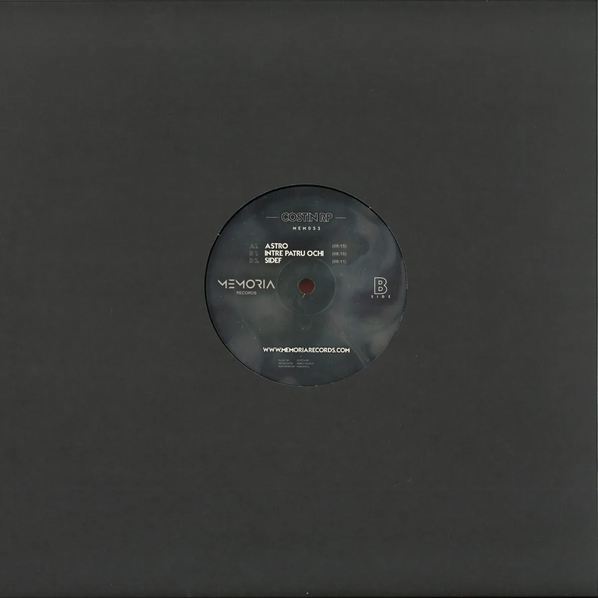 Back cover — Costin Rp — Astro EP