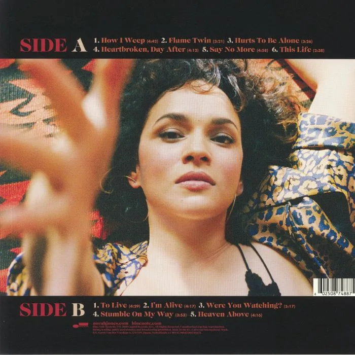 Обратная сторона обложки — Norah JONES — Pick Me Up Off The Floor