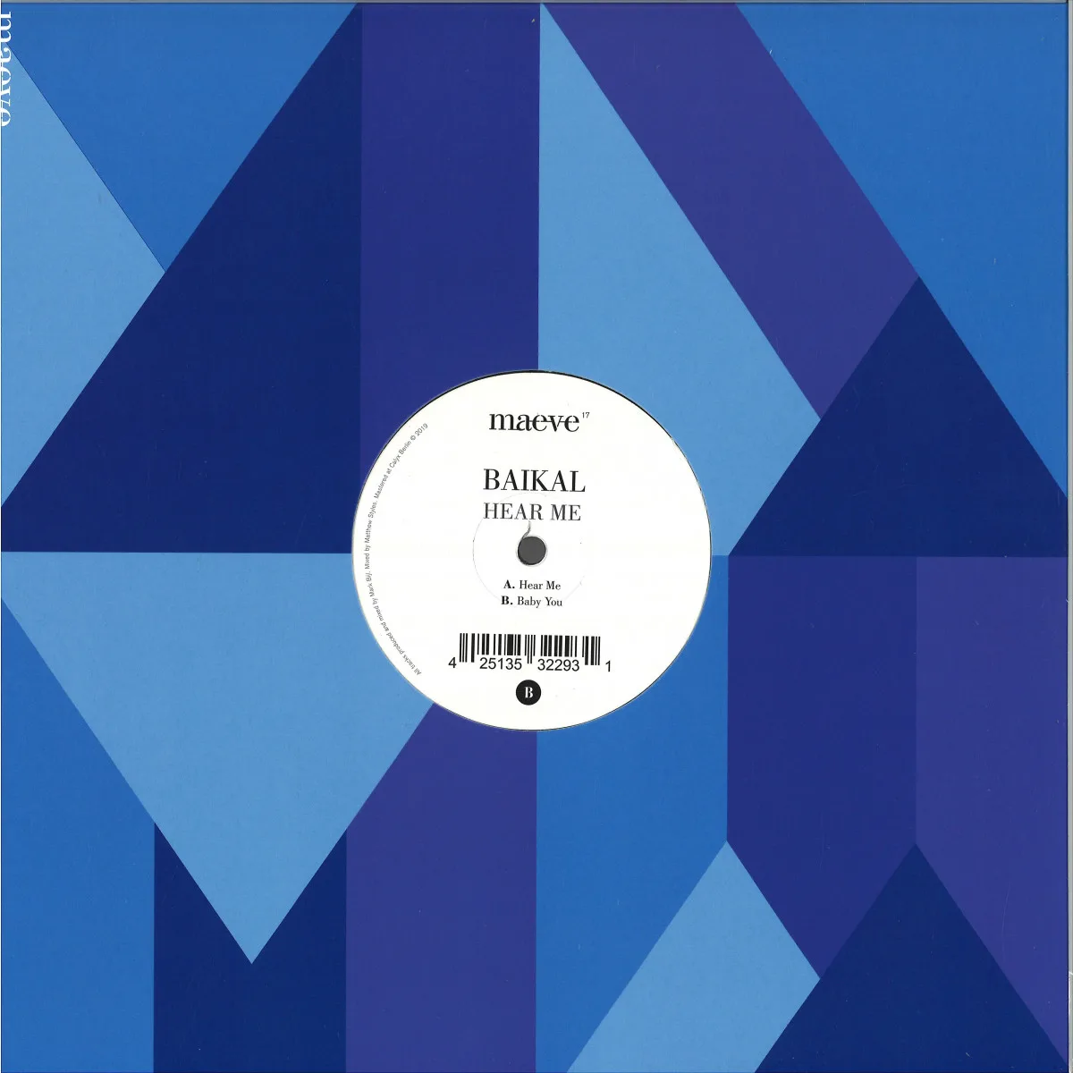 Front cover — Baikal — Hear Me EP