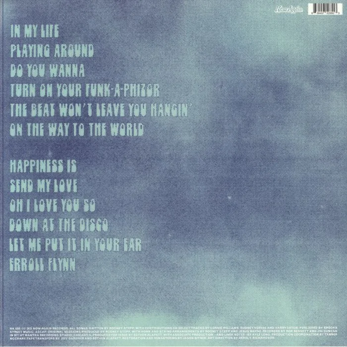 Back cover — RAPTURE — Rapture