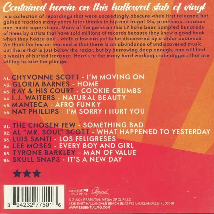 Обратная сторона обложки — VARIOUS — Lost In Sound: Rare Soul & Funk Essentials