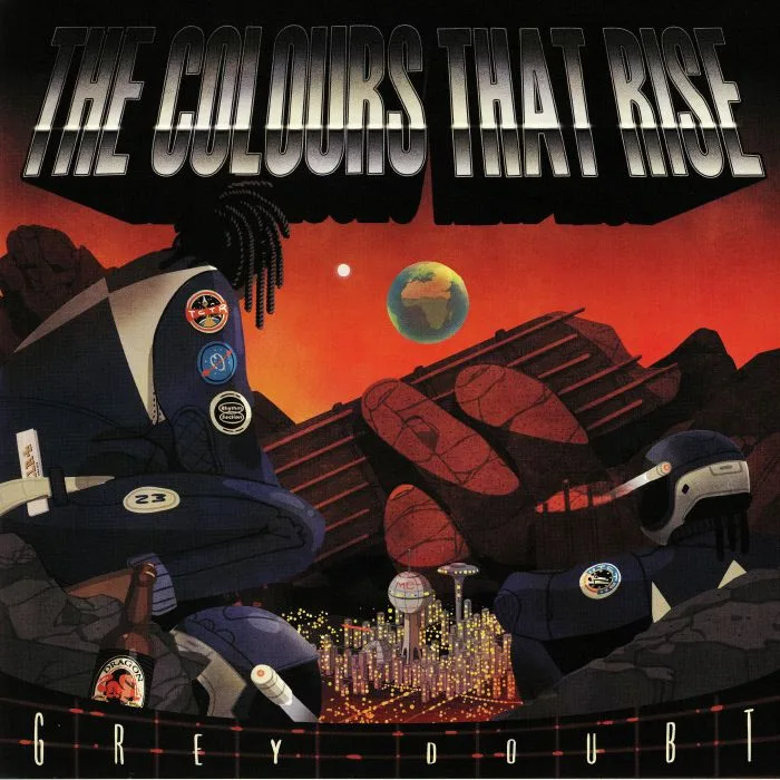 Front cover — The COLOURS THAT RISE — Grey Doubt