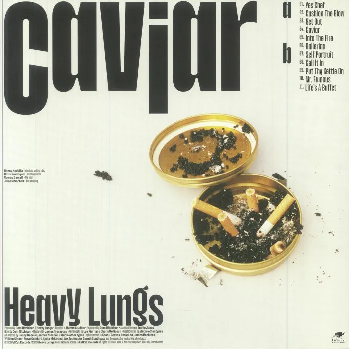 Обратная сторона обложки — HEAVY LUNGS — Caviar