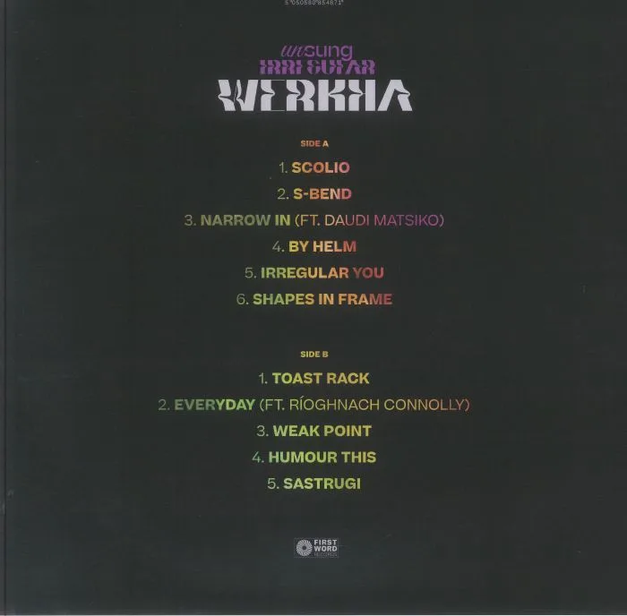 Обратная сторона обложки — WERKHA — Unsung Irregular