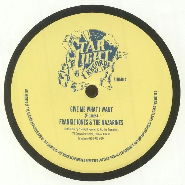 FRANKIE JONES / PRINCE ALLA — Give Me What I Want