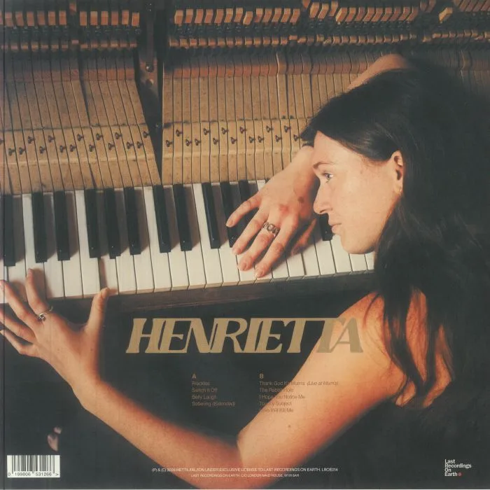 Обратная сторона обложки — Hetta FALZON — Henrietta