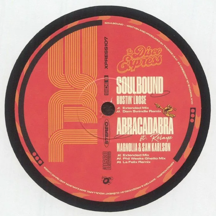 Back cover — BUSTIN' LOOSE / MAGNOLIA / SAM KARLSON — Soundbound / Abracadabra