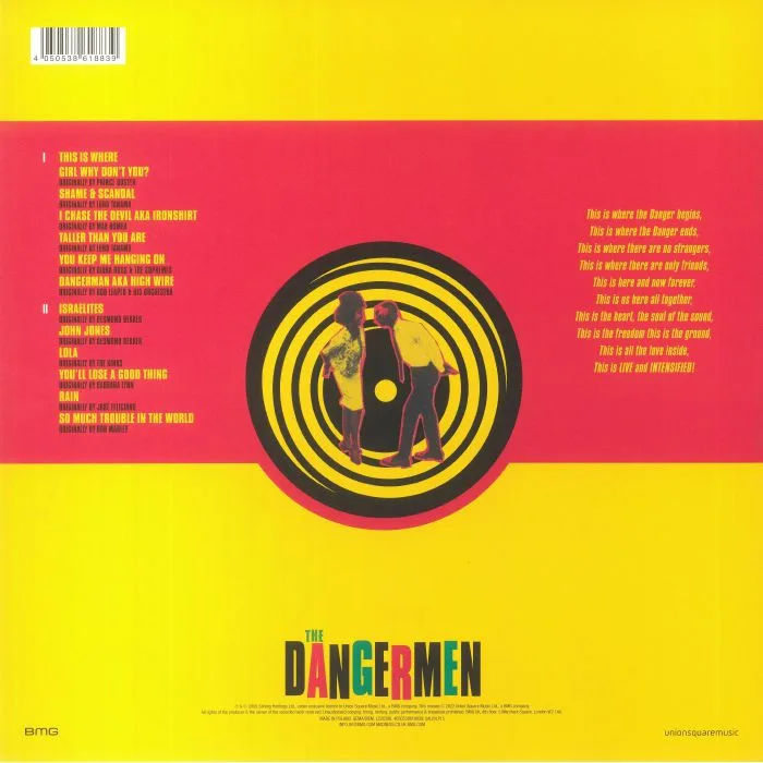 Обратная сторона обложки — MADNESS — The Dangermen Sessions Volume One (reissue)