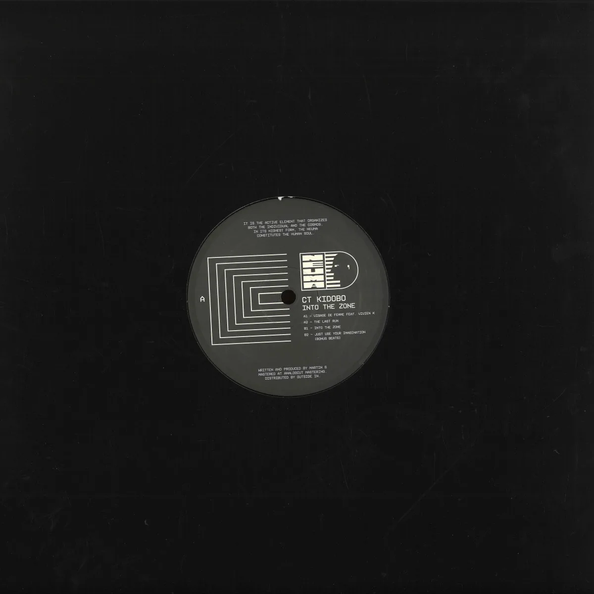 Back cover — Ct Kidobo — Into The Zone EP