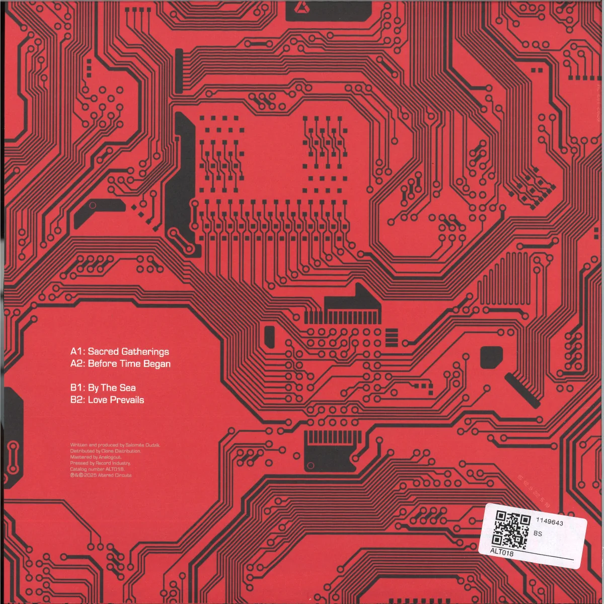 Back cover — Salomee — Before Time Began EP