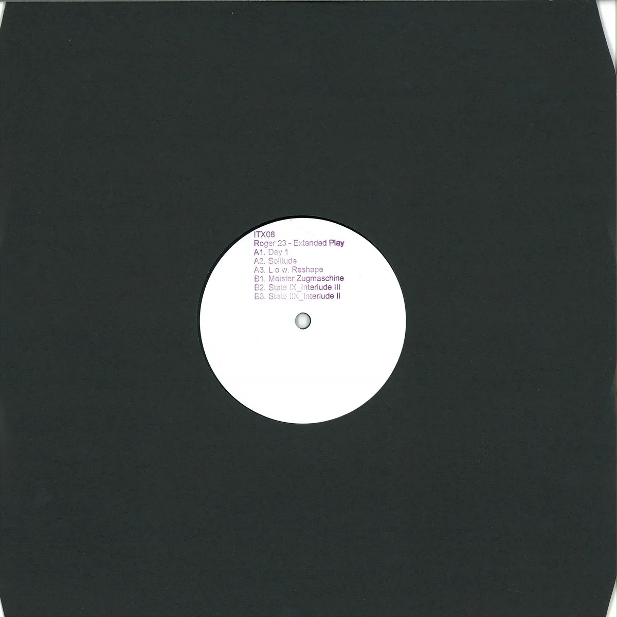 Back cover — Roger 23 — Extended Play