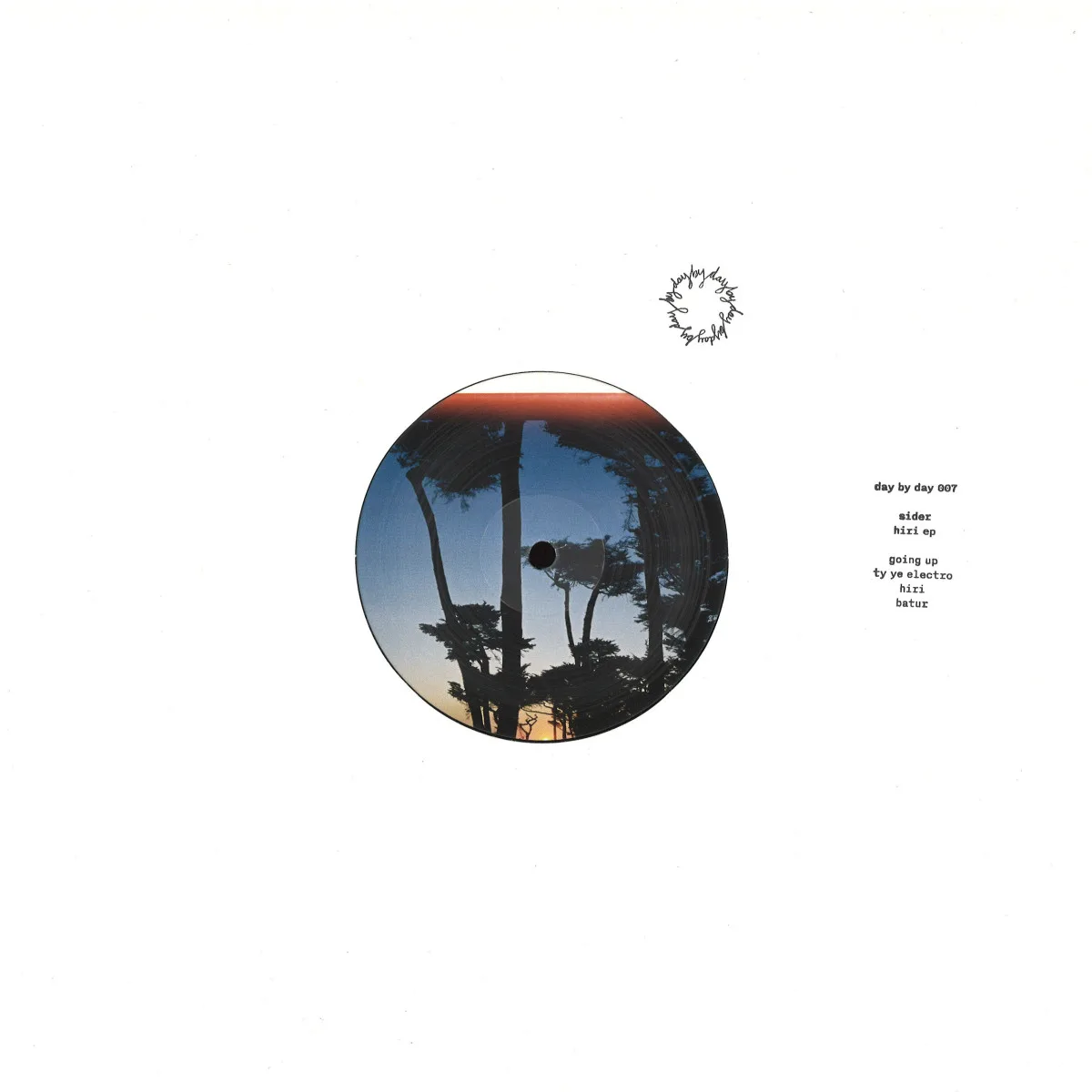 Обратная сторона обложки — Sider — Batur EP