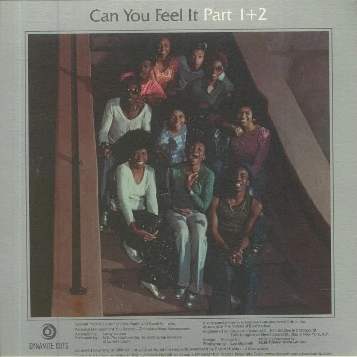 Обратная сторона обложки — The VOICES OF EAST HARLEM — Can You Feel It Part 1 & 2