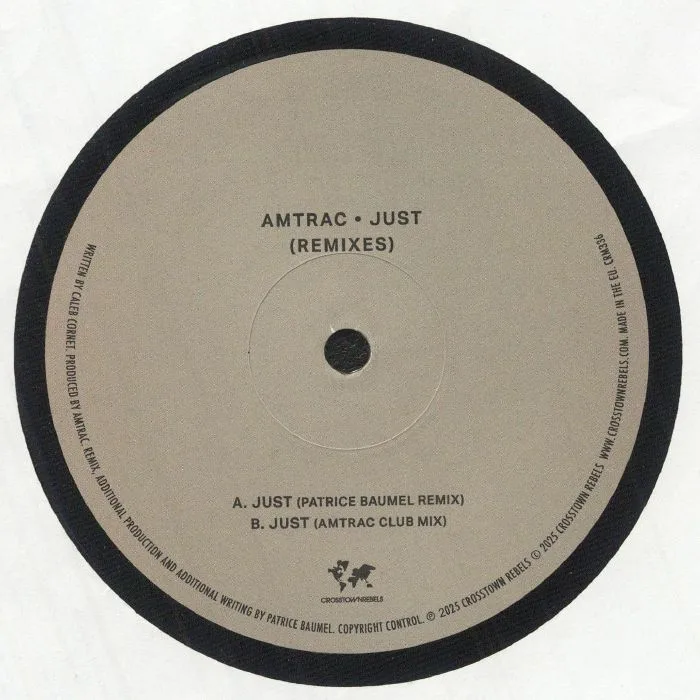 Обратная сторона обложки — AMTRAC — Just (remixes)