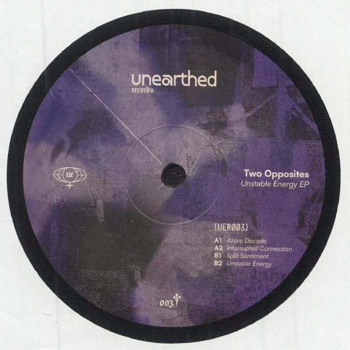 Front cover — TWO OPPOSITES — Unstable Energy EP