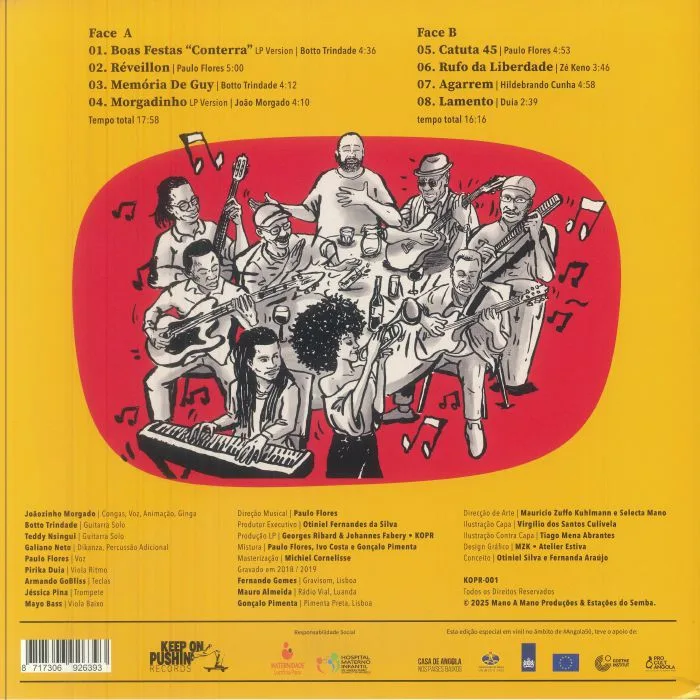Back cover — TURMA DA BENCAO — Turma Da Bencao: Conjunto Angola 70 E Paulo Flores