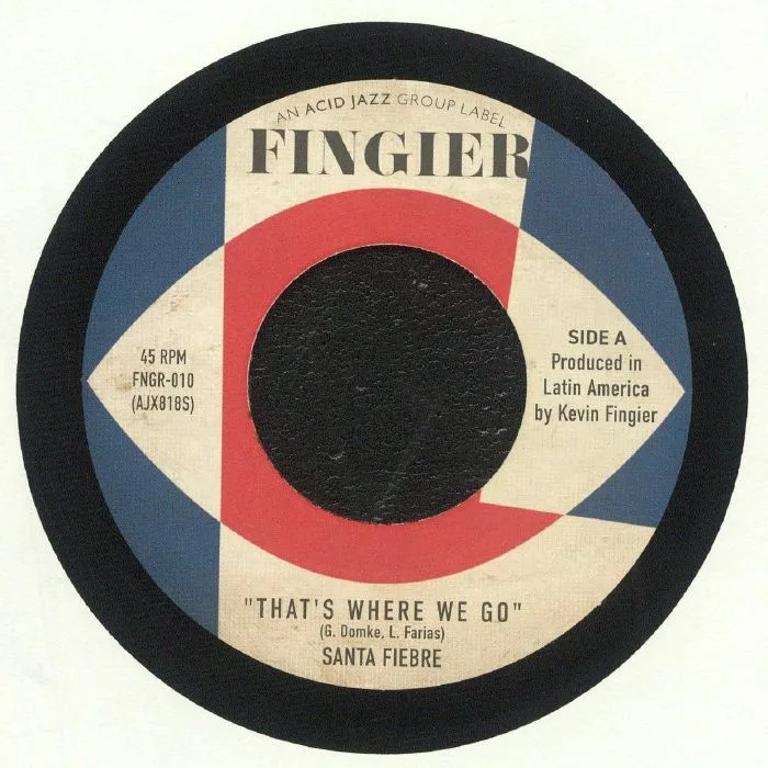 Лицевая сторона обложки — SANTA FIEBRE — That's Where We Go